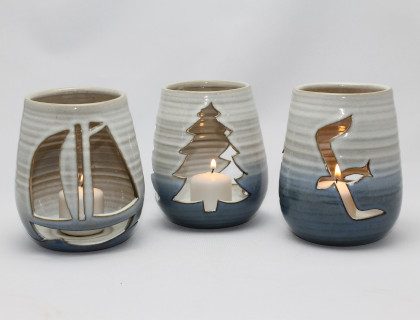 Cutout Candle Holders